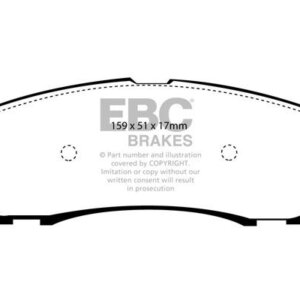 EBC Yellowstuff stražnje kočione pločice za Ford Excursion