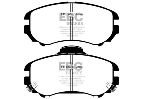 EBC Yellowstuff front brake pads for Hyundai Elantra, Kia Optima