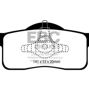 EBC Yellowstuff stražnje kočione pločice za Ford Expedition, Lincoln Navigator