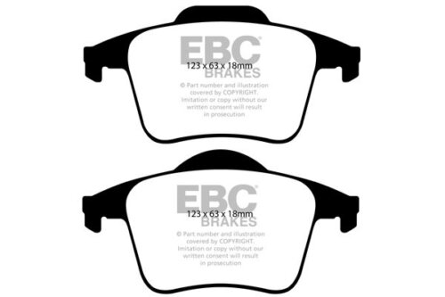 EBC Yellowstuff rear brake pads for Volvo XC90