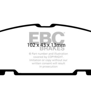 EBC Yellowstuff stražnje kočione pločice za Mazda MX-5