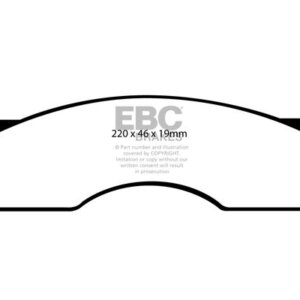 EBC Yellowstuff prednje kočione pločice za Dodge RAM