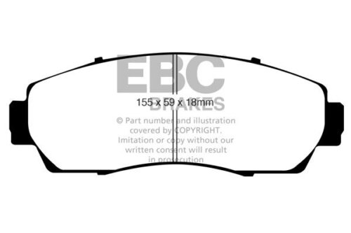 EBC Yellowstuff front brake pads for Honda Odyssey