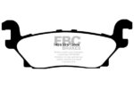 EBC Yellowstuff rear brake pads for Hummer H1, Hummer H3T