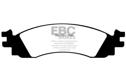 EBC Yellowstuff front brake pads for Ford Explorer