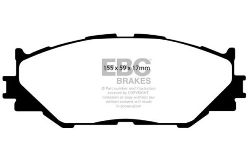 EBC Yellowstuff front brake pads for Lexus IS