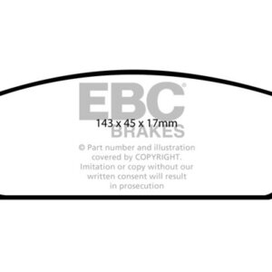 EBC Yellowstuff stražnje kočione pločice za Cadillac Escalade, Chevrolet Avalanche