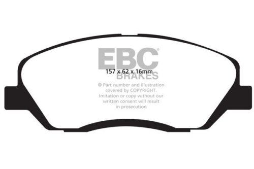 EBC Yellowstuff front brake pads for Hyundai Santa Fe, Hyundai Santa FE