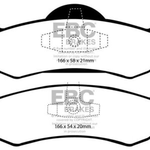 EBC Yellowstuff stražnje kočione pločice za Ford Expedition, Lincoln Navigator