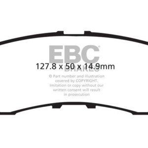 EBC Yellowstuff stražnje kočione pločice za Nissan Patrol, Infiniti QX80