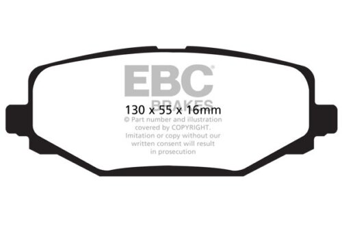 EBC Yellowstuff stražnje kočione pločice za Chrysler Voyager