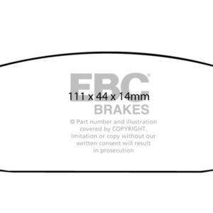 EBC Ultimax prednje kočione pločice za Nissan Stanza