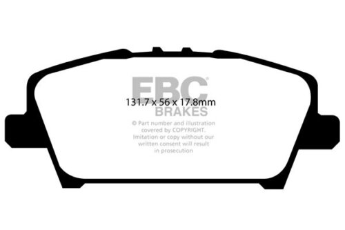 EBC Yellowstuff front brake pads for Honda Civic