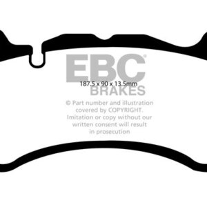 EBC Yellowstuff prednje kočione pločice za Mercedes-Benz AMG GT, Mercedes-Benz C-Class