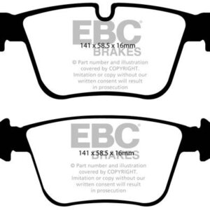 EBC Yellowstuff stražnje kočione pločice za Mercedes-Benz CL, Mercedes-Benz M-Class
