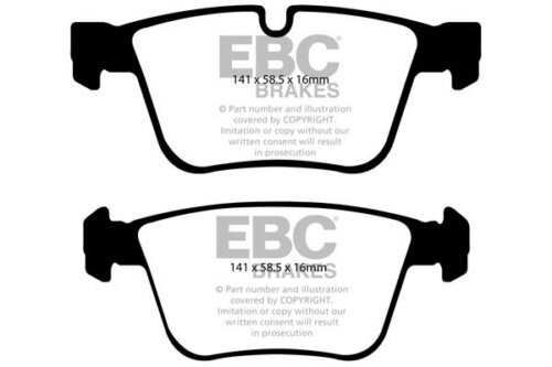 EBC Yellowstuff stražnje kočione pločice za Mercedes-Benz CL, Mercedes-Benz M-Class