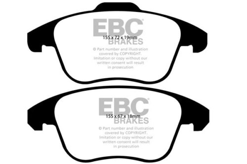 EBC Yellowstuff front brake pads for DS DS5