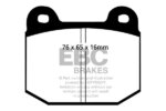 EBC Yellowstuff front brake pads for BMW 3, BMW M1