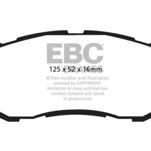 EBC Yellowstuff prednje kočione pločice za Ford Fiesta