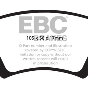 EBC Yellowstuff stražnje kočione pločice za VW Passat, Audi RSQ3