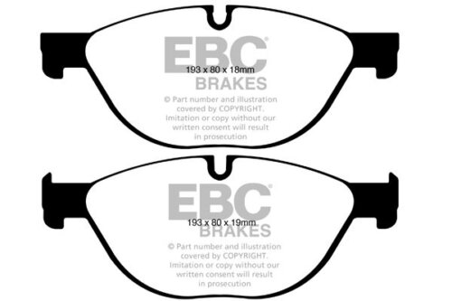 EBC Yellowstuff front brake pads for BMW 5 Gran Turismo, BMW 5