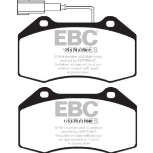 EBC Yellowstuff prednje kočione pločice za Abarth Grande Punto, Alfa Romeo Mito