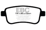 EBC Yellowstuff rear brake pads for Renault Clio