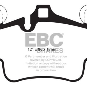 EBC Yellowstuff stražnje kočione pločice za Porsche Boxster, Porsche 911