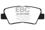 EBC Yellowstuff rear brake pads for Hyundai Elantra, KIA Soul