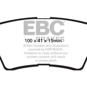 EBC Yellowstuff rear brake pads for Hyundai Elantra, KIA Soul