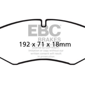 EBC Yellowstuff prednje kočione pločice za Land Rover Discovery, Land Rover Range Rover