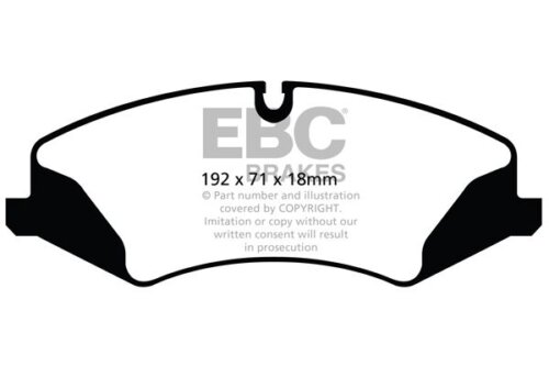 EBC Yellowstuff front brake pads for Land Rover Discovery, Land Rover Range Rover