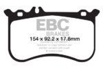 EBC Yellowstuff prednje kočione pločice za Mercedes-Benz CL, Mercedes-Benz CLS