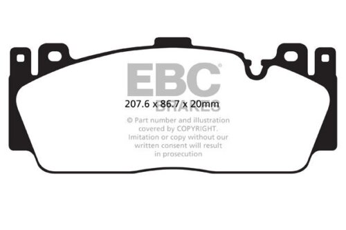 EBC Yellowstuff front brake pads for BMW 4, BMW 5