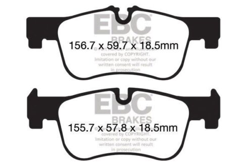 EBC Yellowstuff front brake pads for BMW 1, BMW M2