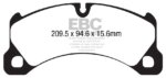 EBC Yellowstuff front brake pads for Porsche Cayenne