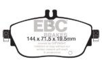 EBC Yellowstuff front brake pads for Infiniti Q30, Mercedes-Benz B-Class