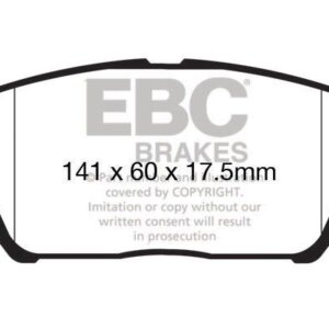 EBC Yellowstuff front brake pads for Hyundai Veloster, KIA Optima