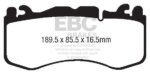 EBC Yellowstuff front brake pads for Aston Martin DB11