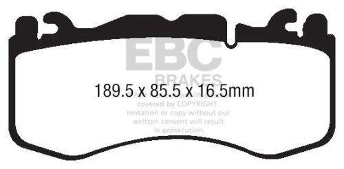 EBC Yellowstuff front brake pads for Aston Martin DB11