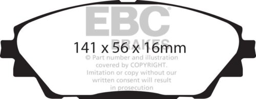 EBC Yellowstuff front brake pads for Mazda 3, Mazda CX-3