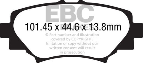 EBC Yellowstuff rear brake pads for Mazda 3