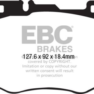 EBC Yellowstuff prednje kočione pločice za Mercedes-Benz E-Class, Mercedes-Benz C-Class