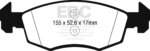 EBC Yellowstuff front brake pads for Opel Corsa