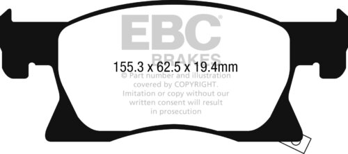 EBC Yellowstuff front brake pads for Opel Astra