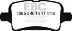 EBC Yellowstuff rear brake pads for Opel Astra