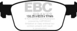 EBC Yellowstuff front brake pads for Audi A4