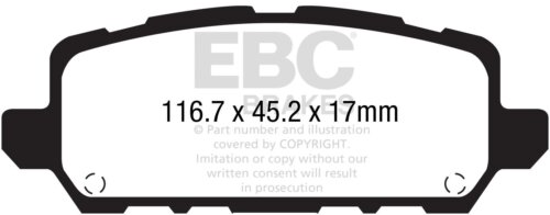 EBC Yellowstuff rear brake pads for Honda HR-V
