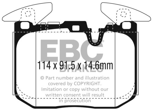 EBC Yellowstuff front brake pads for BMW i8