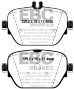 EBC Yellowstuff rear brake pads for Mercedes-Benz CLS, Mercedes-Benz E-Class